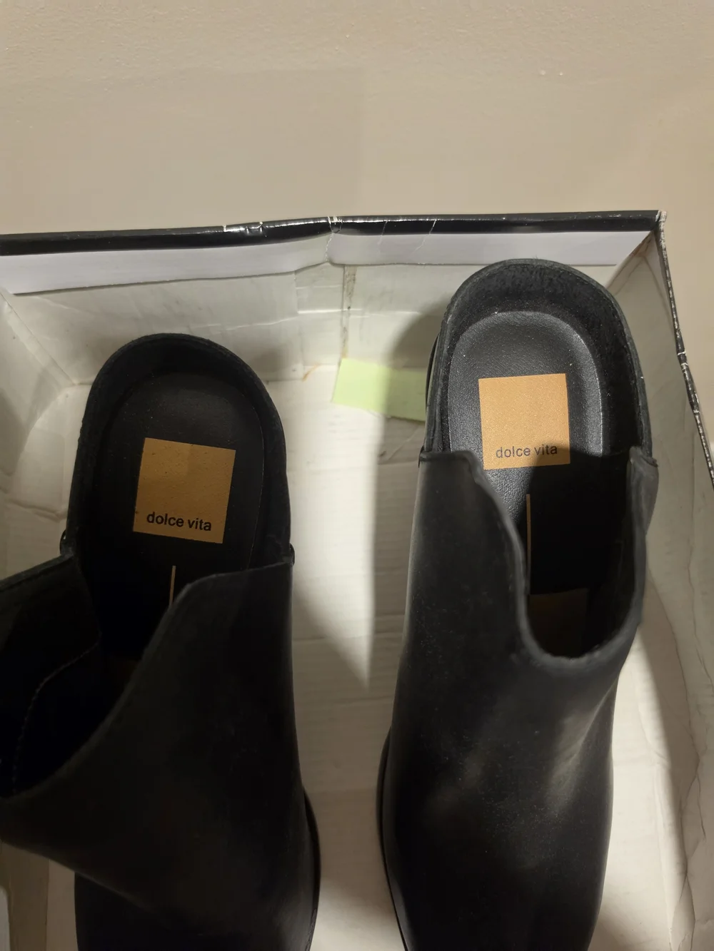Dolce Vita Men's Black Slip-On Leather Shoes